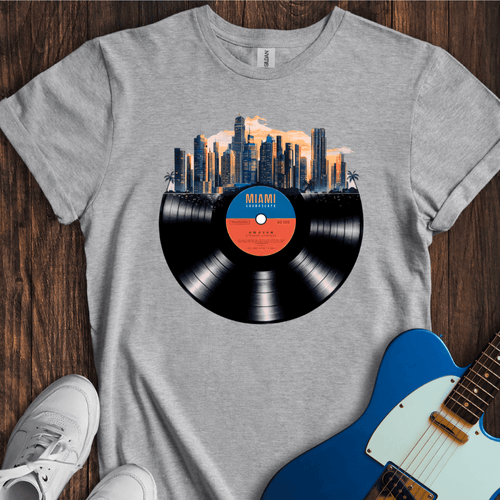 "City Soundscapes" - Miami T-Shirt - Music Lover Graphic Tee - Gift for Music Lovers - Unisex