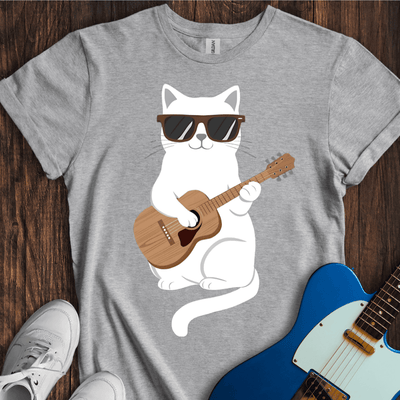 Cool Cat T-Shirt - Music Lover Graphic Tee - Gift for Music Lovers - Unisex