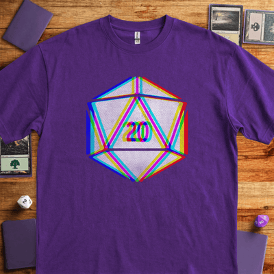 Digital 20 T-Shirt - Tabletop Gaming Graphic Tee - Gift for Tabletop Gamers - Unisex