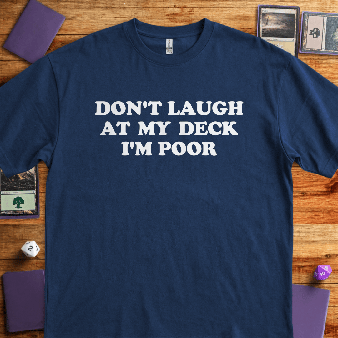 Don't Laugh T-Shirt - Tabletop Gaming Graphic Tee - Gift for Tabletop Gamers - Unisex