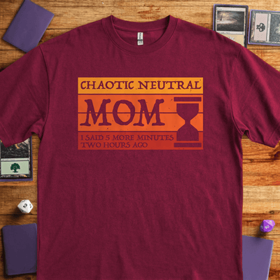 Chaotic Neutral Mom T-Shirt - Tabletop Gaming Graphic Tee - Gift for Tabletop Gamers - Unisex