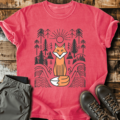 Fox Spirit T-Shirt - Funny Hiking Graphic Tee - Gift for Hikers - Unisex