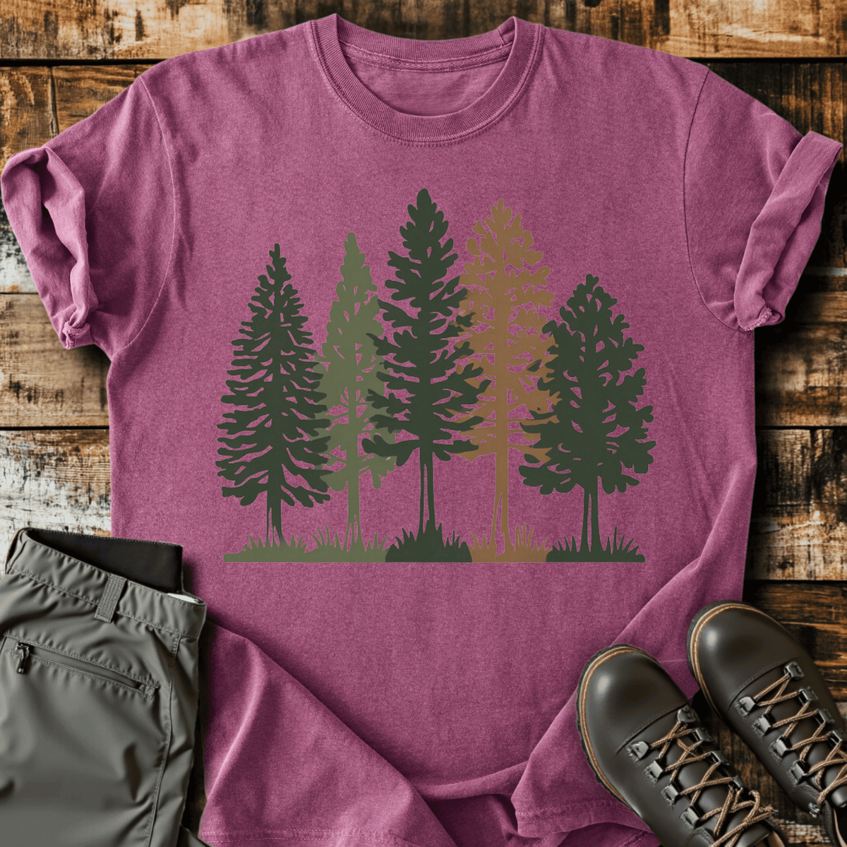 Forest T-Shirt - Funny Hiking Graphic Tee - Gift for Hikers - Unisex