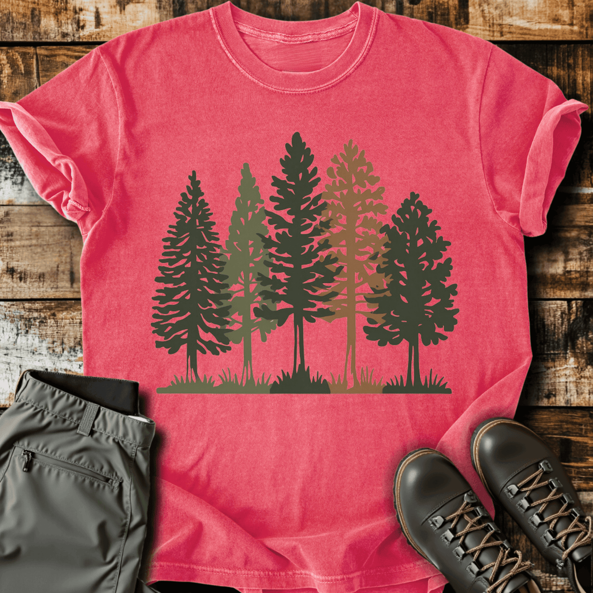 Forest T-Shirt - Funny Hiking Graphic Tee - Gift for Hikers - Unisex