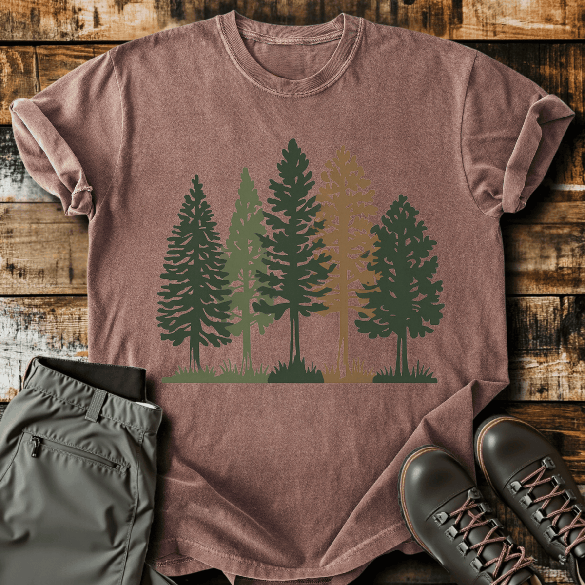 Forest T-Shirt - Funny Hiking Graphic Tee - Gift for Hikers - Unisex