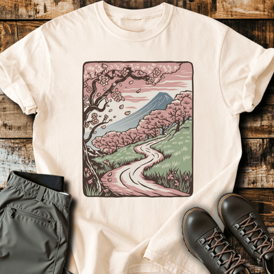Cherry Blossoms T-Shirt - Funny Hiking Graphic Tee - Gift for Hikers - Unisex