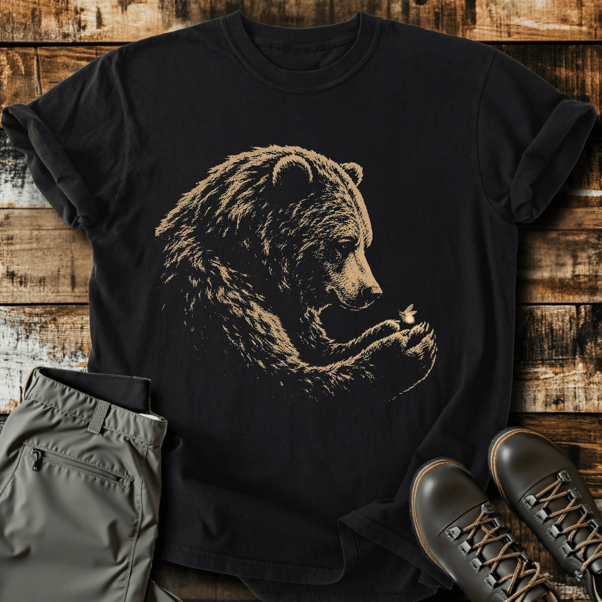 Bear Hug T-Shirt Funny Hiking Shirt