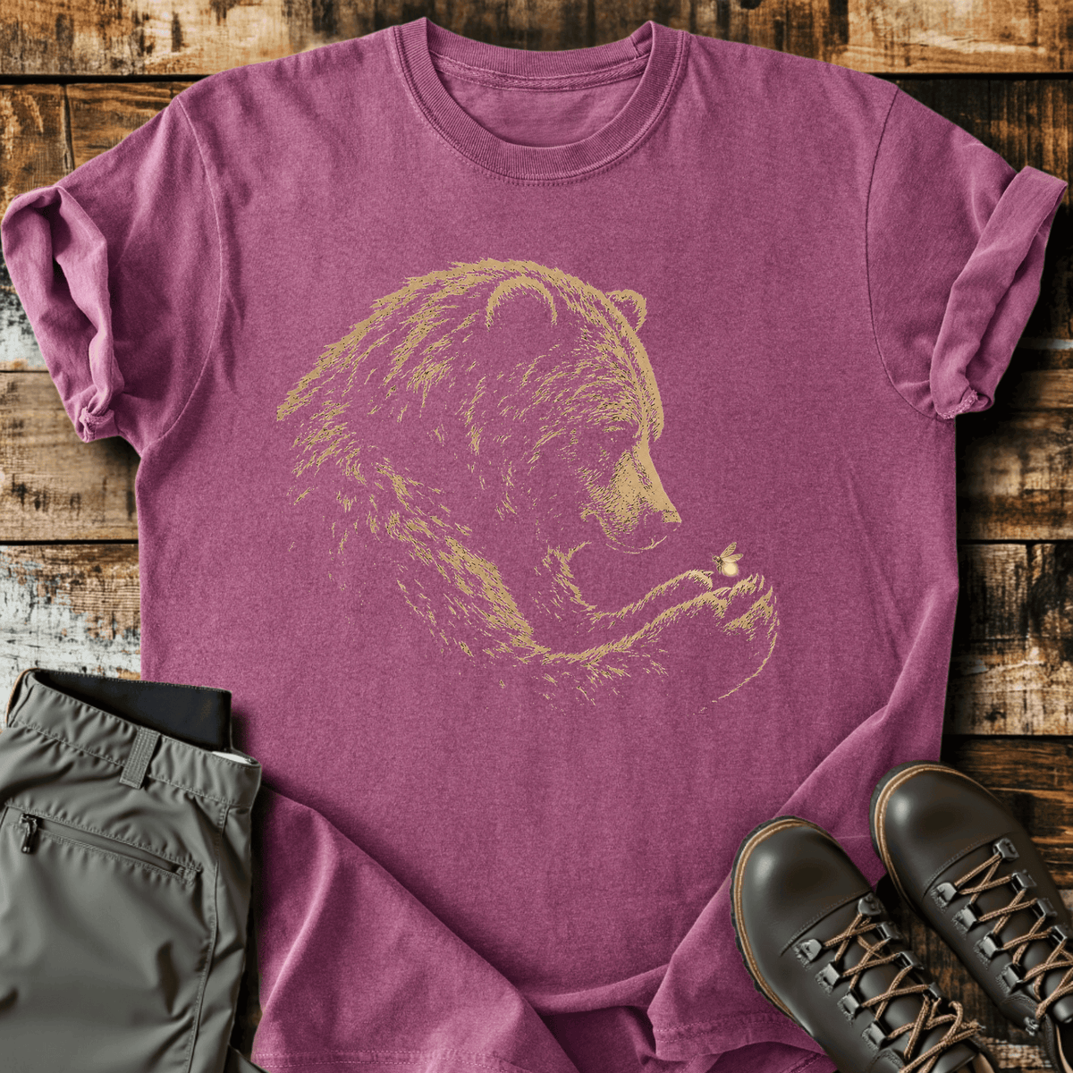 Bear Hug T-Shirt Funny Hiking Shirt