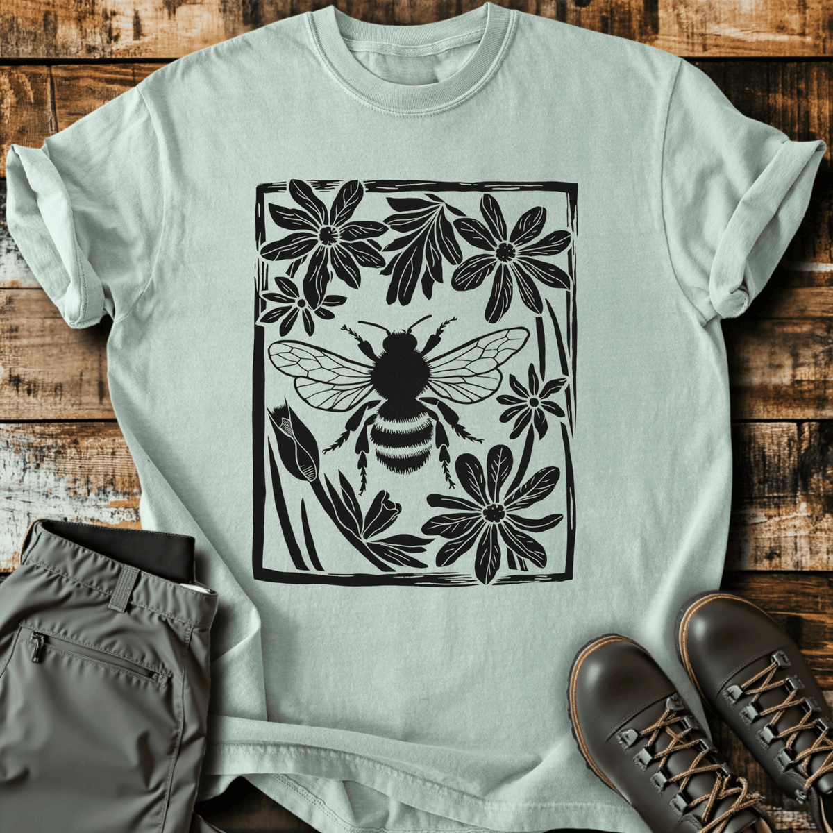 Bee T-Shirt - Funny Hiking Graphic Tee - Gift for Hikers - Unisex
