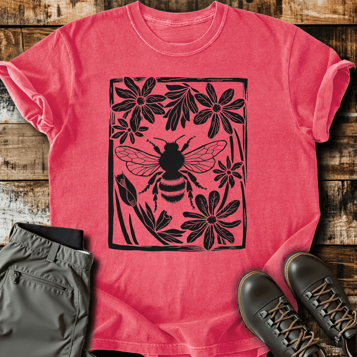Bee T-Shirt - Funny Hiking Graphic Tee - Gift for Hikers - Unisex