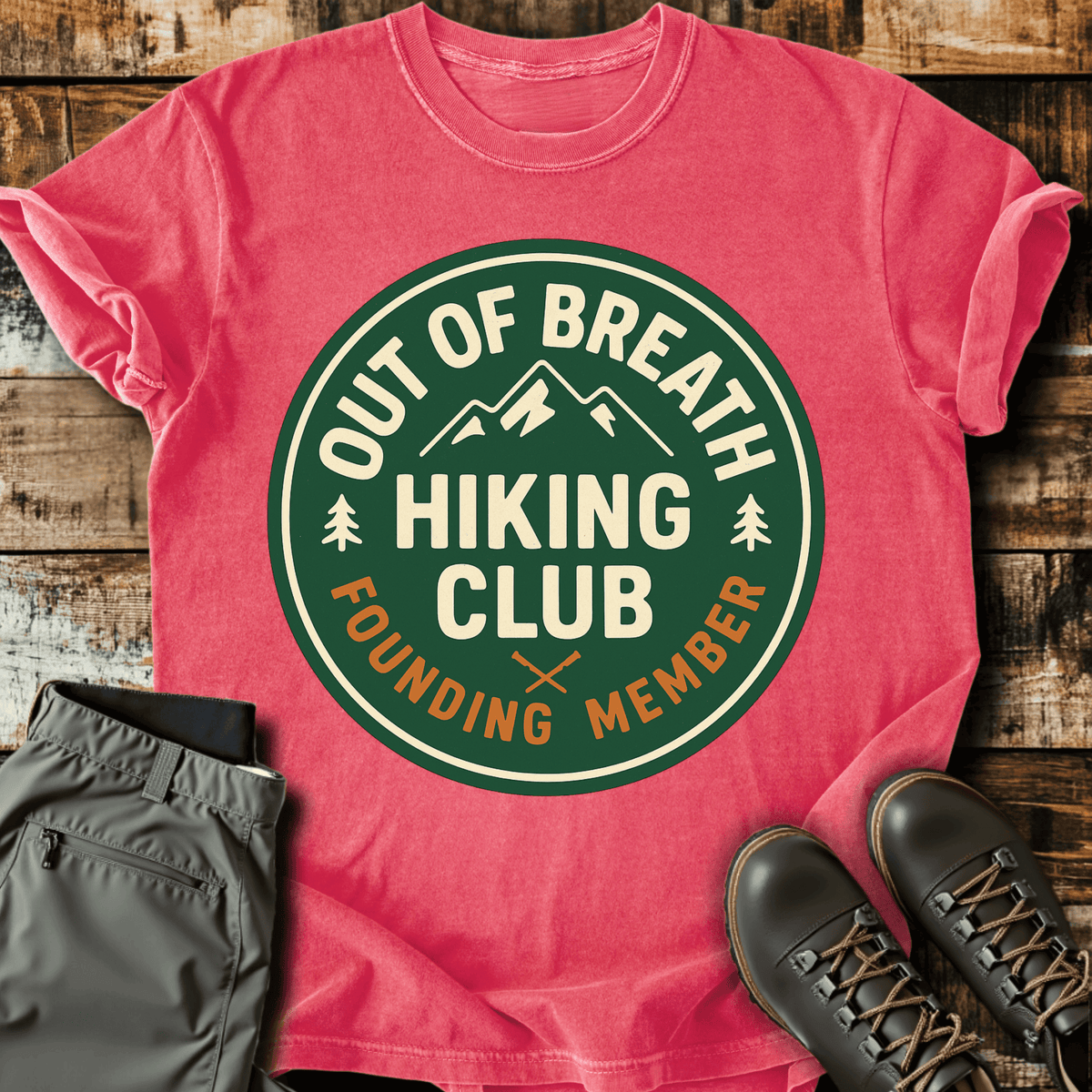 Founding Member T-Shirt - Funny Hiking Graphic Tee - Gift for Hikers - Unisex