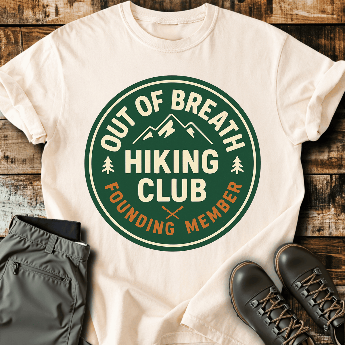 Founding Member T-Shirt - Funny Hiking Graphic Tee - Gift for Hikers - Unisex