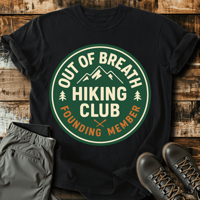 Founding Member T-Shirt - Funny Hiking Graphic Tee - Gift for Hikers - Unisex