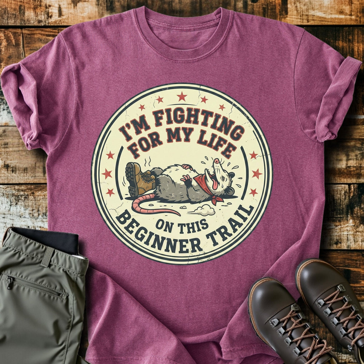 Beginner Trail T-Shirt - Funny Hiking Graphic Tee - Gift for Hikers - Unisex