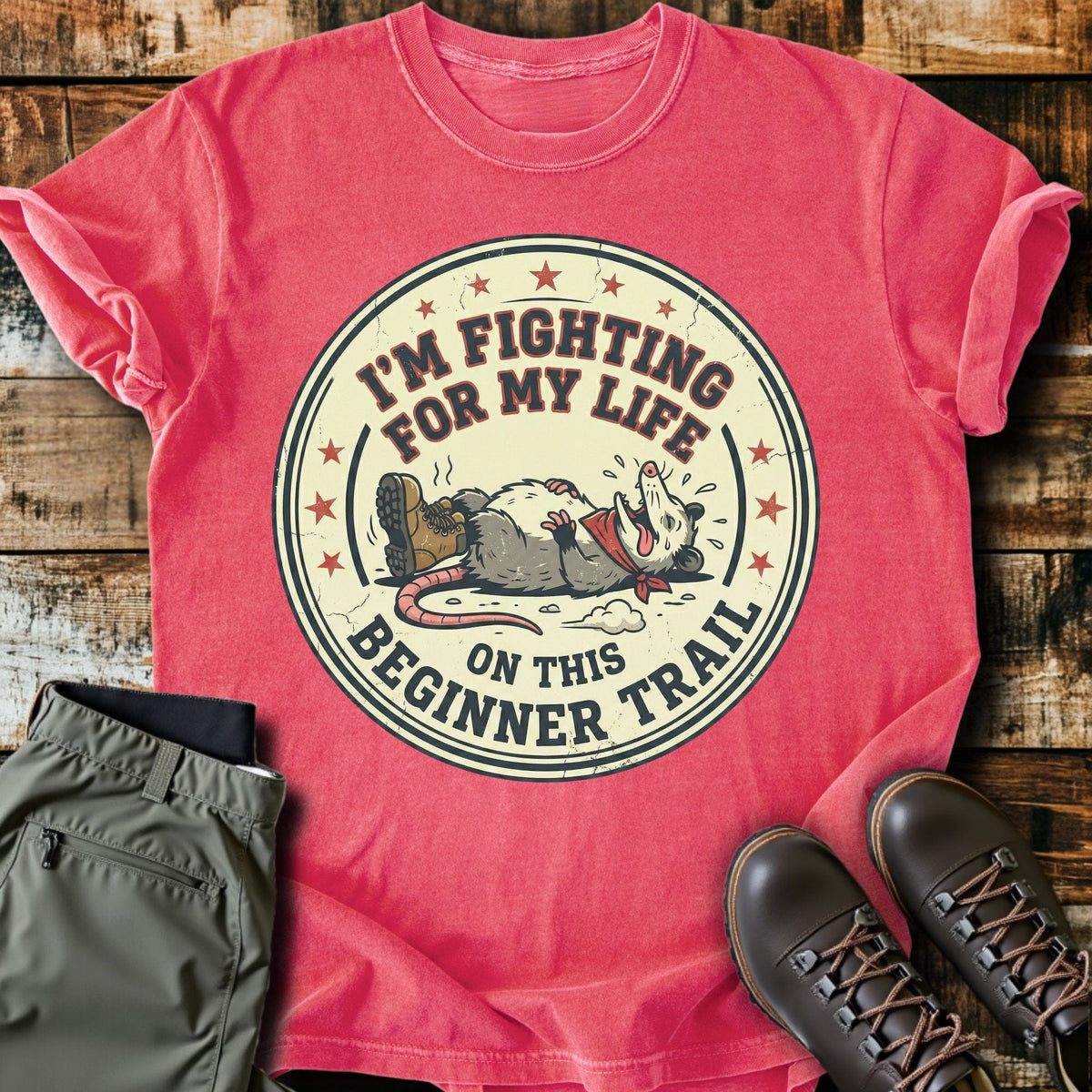 Beginner Trail T-Shirt - Funny Hiking Graphic Tee - Gift for Hikers - Unisex