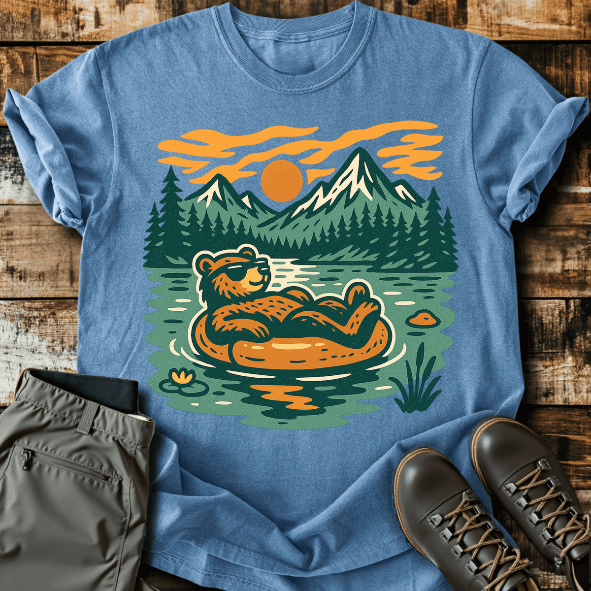 Bear Necessities T-Shirt - Funny Hiking Graphic Tee - Gift for Hikers - Unisex