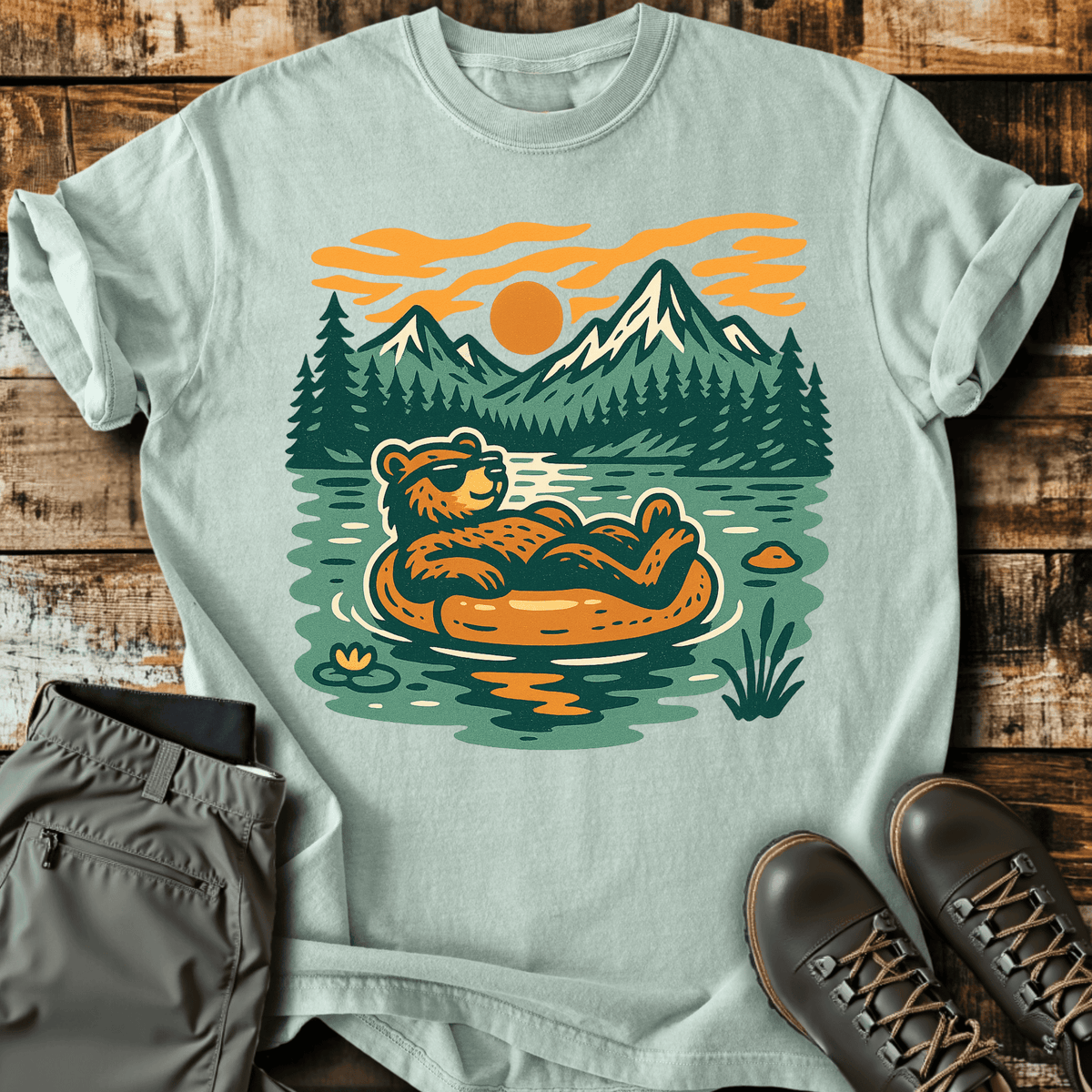 Bear Necessities T-Shirt - Funny Hiking Graphic Tee - Gift for Hikers - Unisex