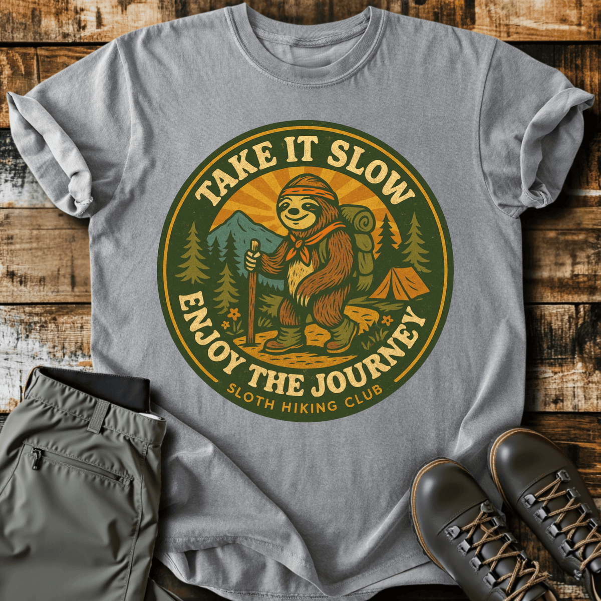 Enjoy T-Shirt - Funny Hiking Graphic Tee - Gift for Hikers - Unisex