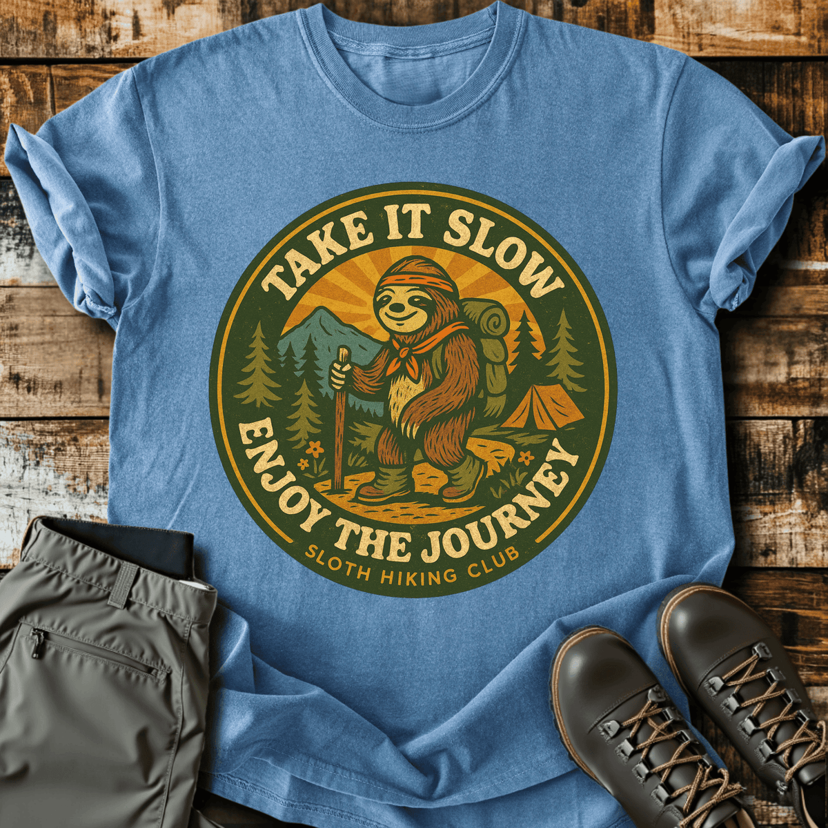 Enjoy T-Shirt - Funny Hiking Graphic Tee - Gift for Hikers - Unisex