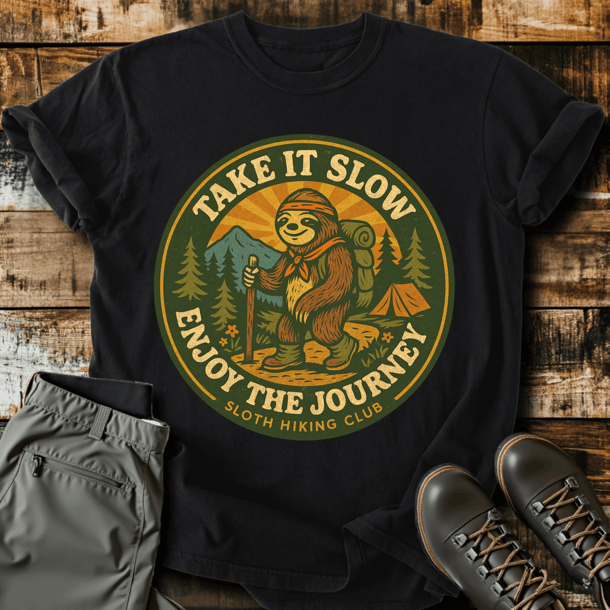 Enjoy T-Shirt - Funny Hiking Graphic Tee - Gift for Hikers - Unisex