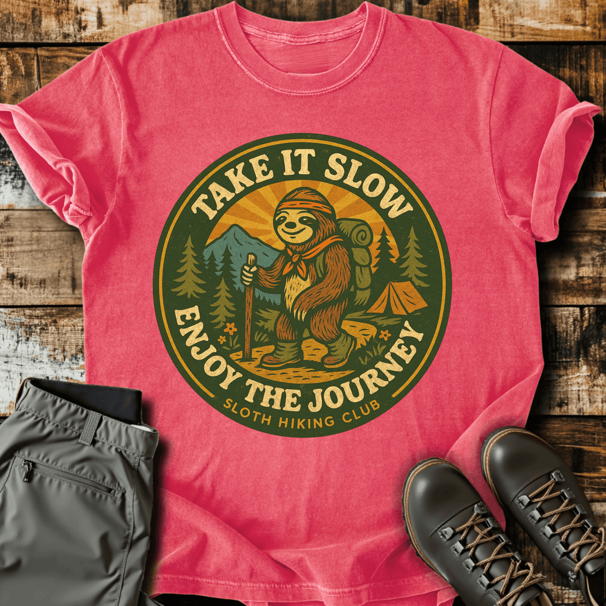 Enjoy T-Shirt - Funny Hiking Graphic Tee - Gift for Hikers - Unisex