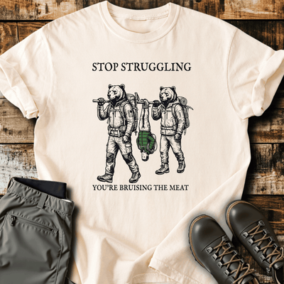 Bruising The Meat T-Shirt Funny Hiking Shirt