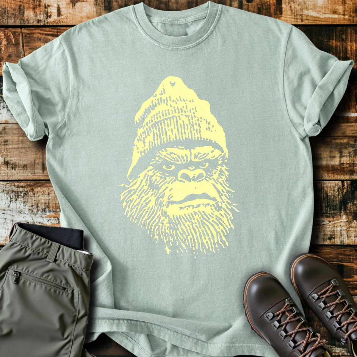 Bigfoot T-Shirt - Funny Hiking Graphic Tee - Gift for Hikers - Unisex