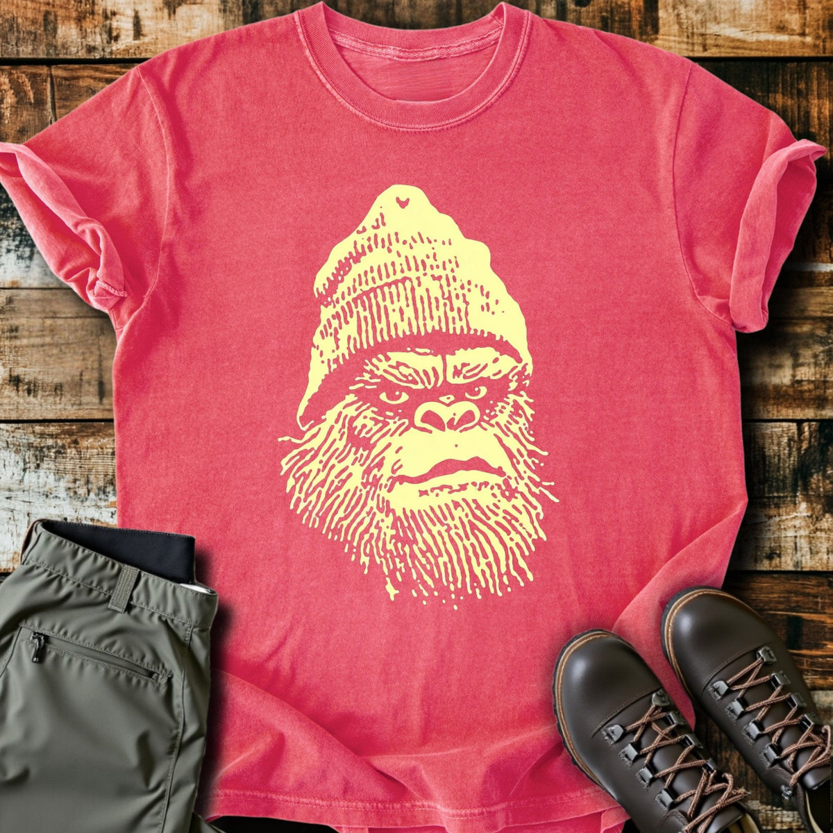 Bigfoot T-Shirt - Funny Hiking Graphic Tee - Gift for Hikers - Unisex
