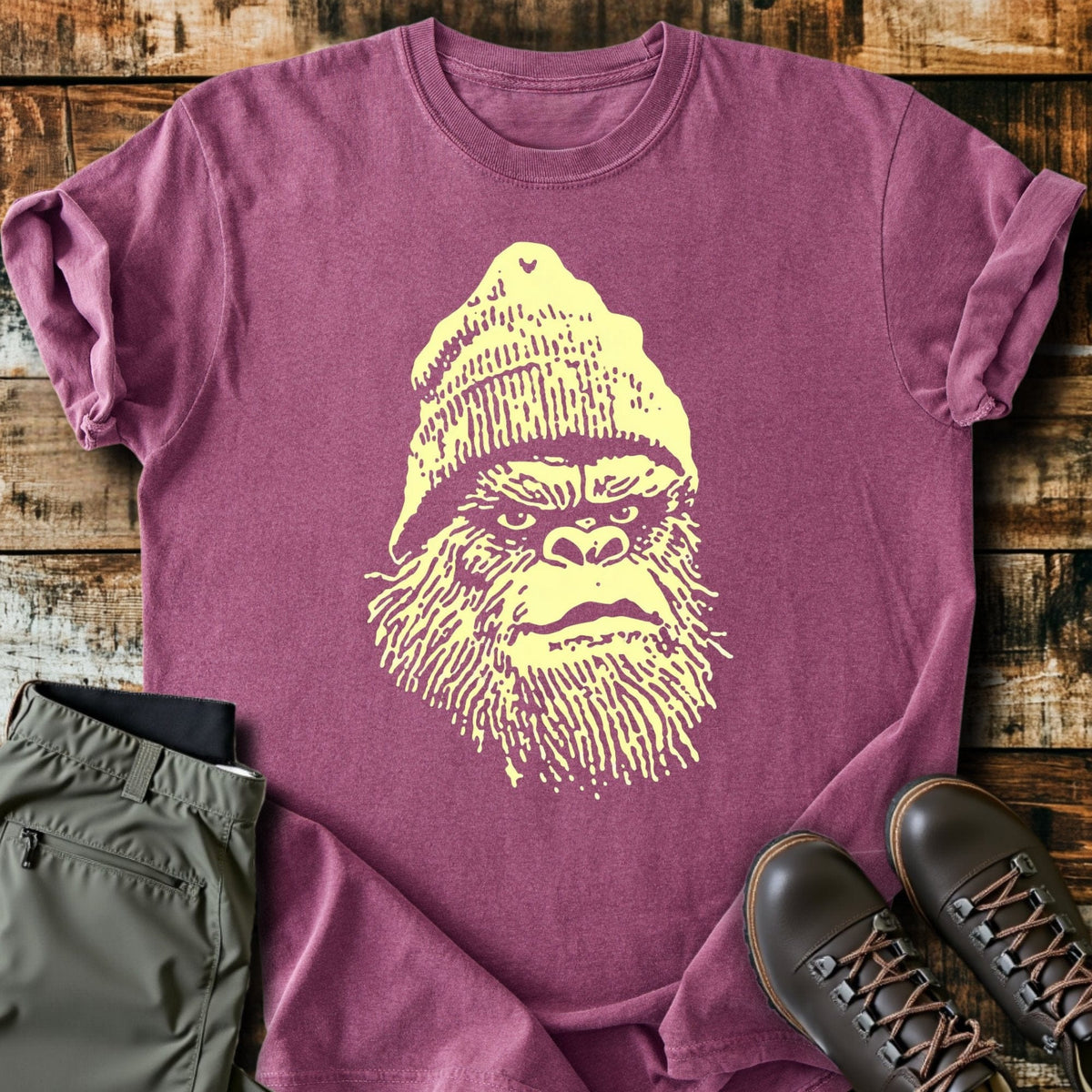 Bigfoot T-Shirt - Funny Hiking Graphic Tee - Gift for Hikers - Unisex