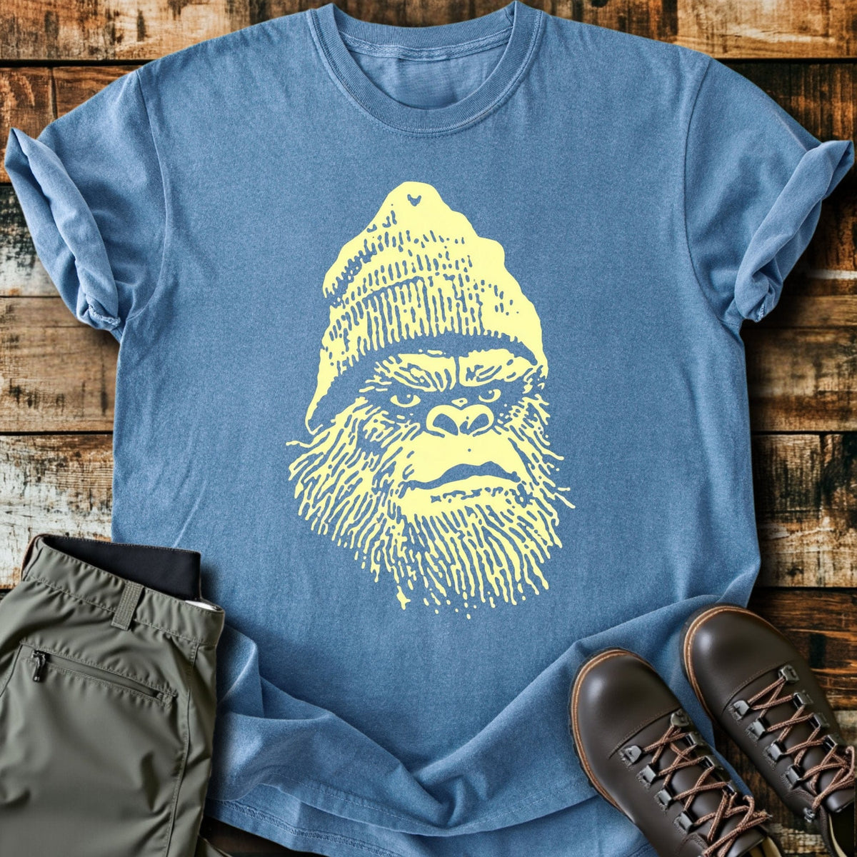 Bigfoot T-Shirt - Funny Hiking Graphic Tee - Gift for Hikers - Unisex