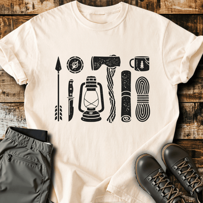 Essentials T-Shirt - Funny Hiking Graphic Tee - Gift for Hikers - Unisex