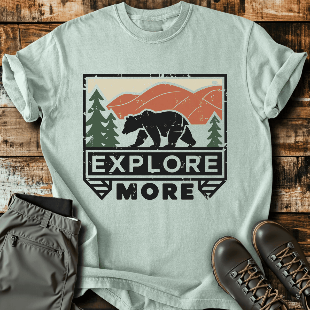 Explore More T-Shirt - Funny Hiking Graphic Tee - Gift for Hikers - Unisex