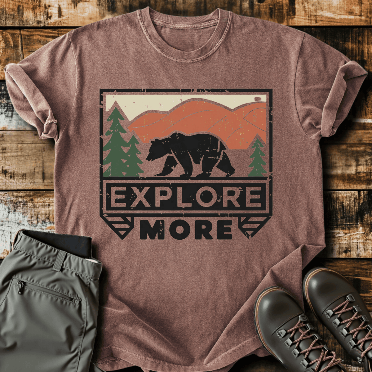 Explore More T-Shirt - Funny Hiking Graphic Tee - Gift for Hikers - Unisex
