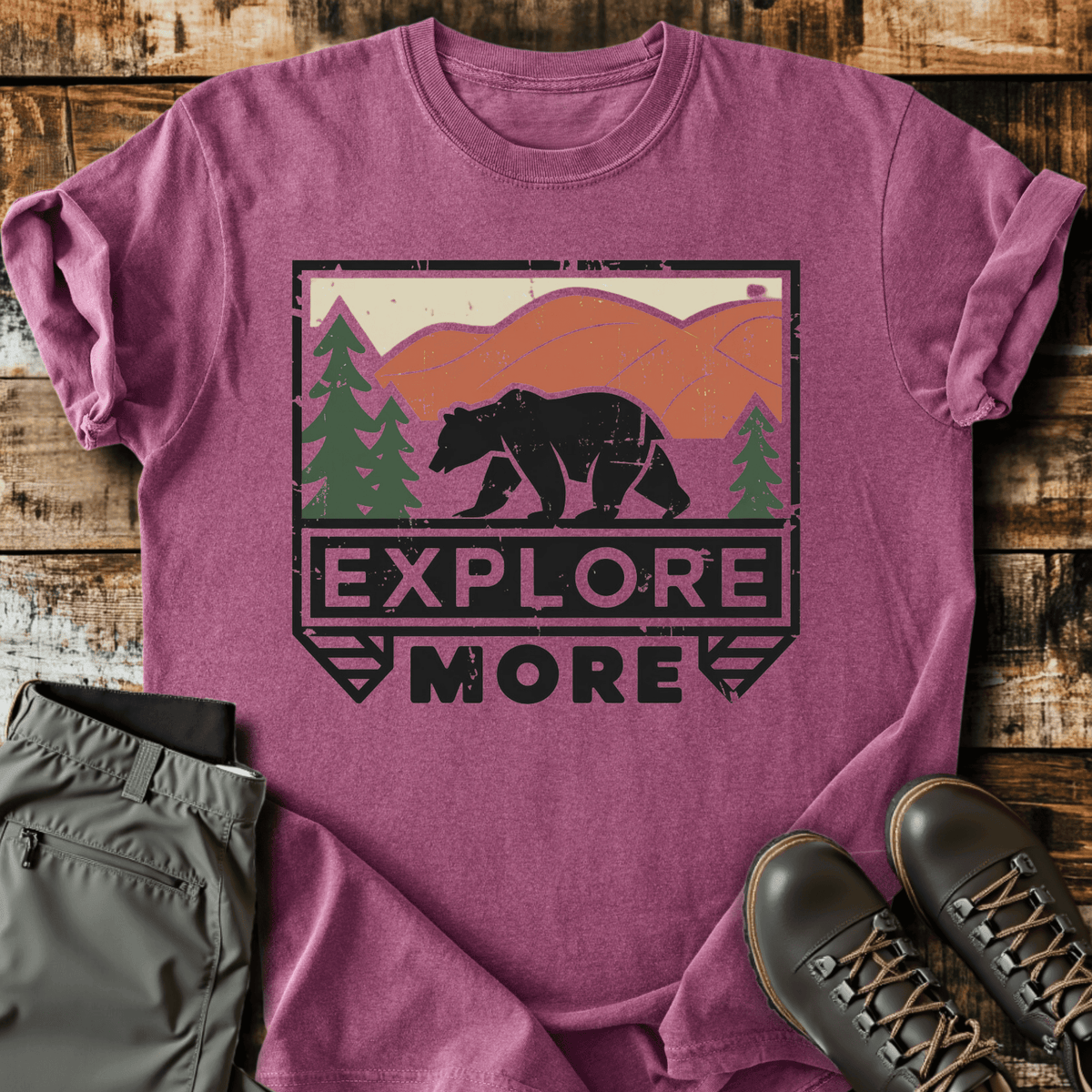 Explore More T-Shirt - Funny Hiking Graphic Tee - Gift for Hikers - Unisex