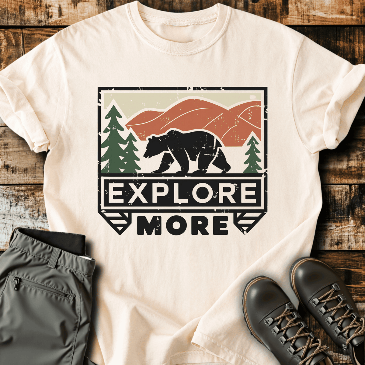 Explore More T-Shirt - Funny Hiking Graphic Tee - Gift for Hikers - Unisex