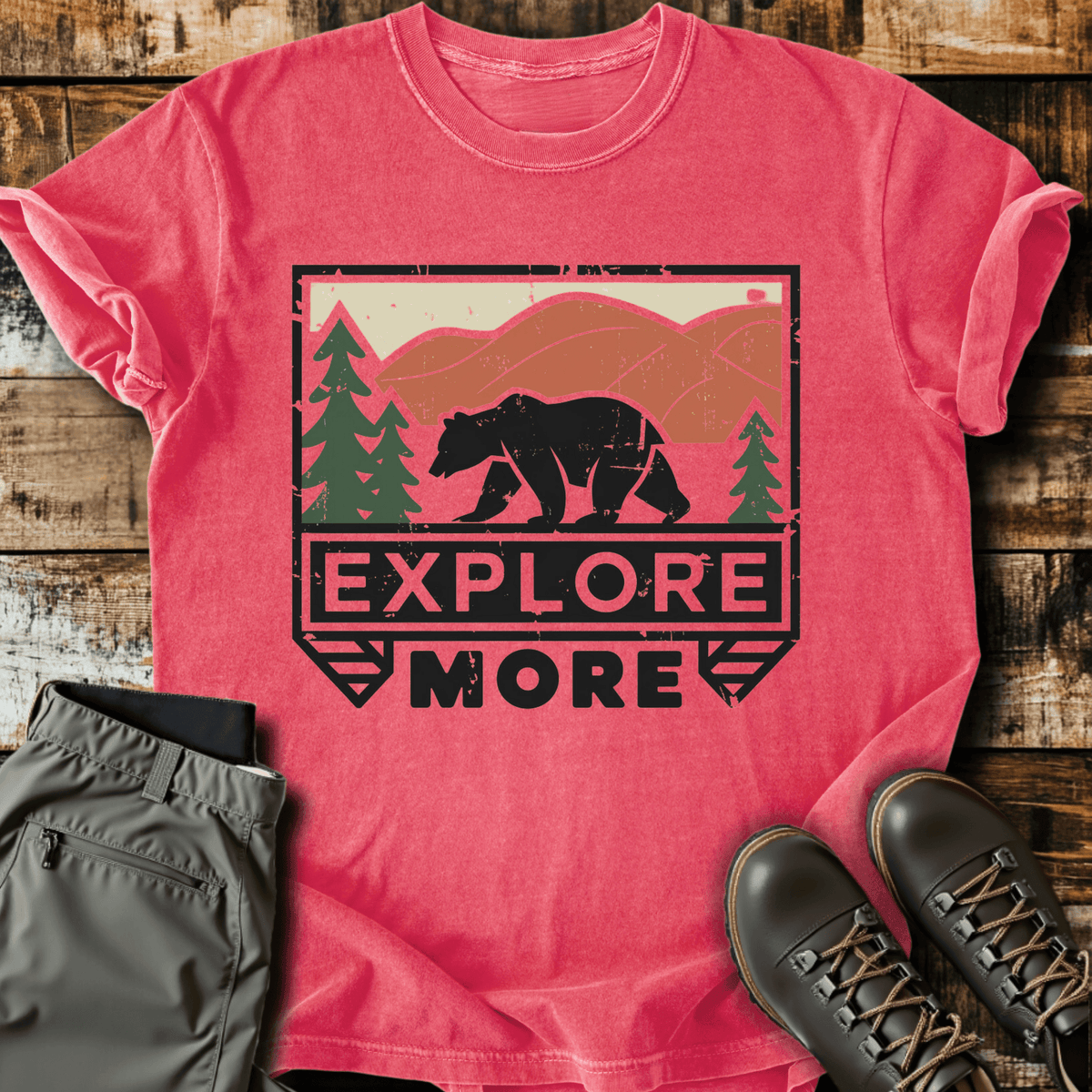 Explore More T-Shirt - Funny Hiking Graphic Tee - Gift for Hikers - Unisex