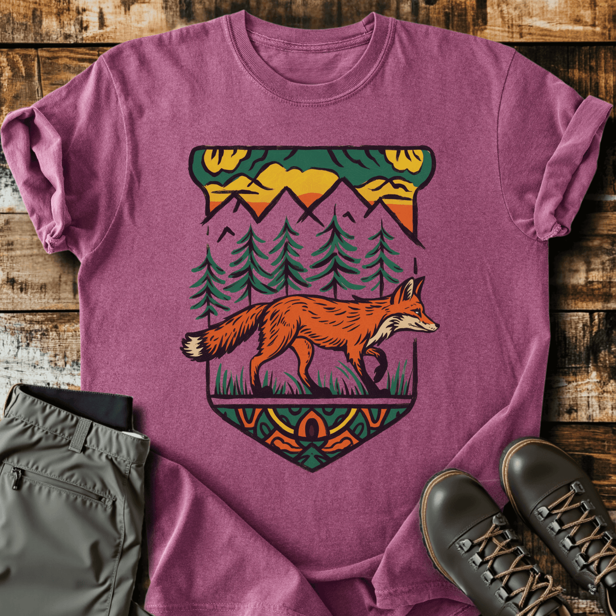 Fox Trot T-Shirt - Funny Hiking Graphic Tee - Gift for Hikers - Unisex