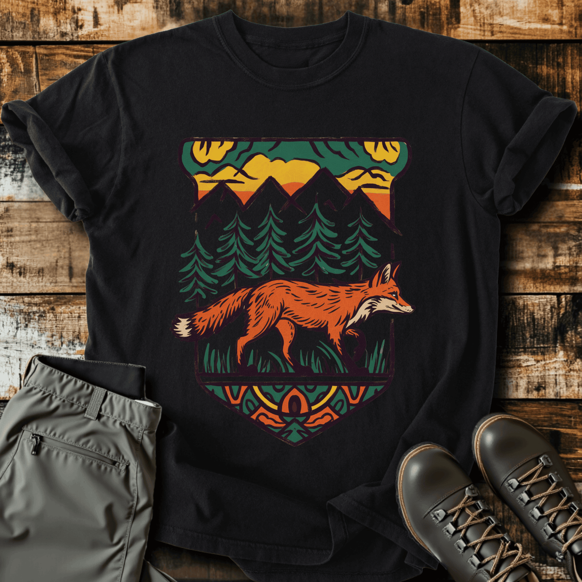 Fox Trot T-Shirt - Funny Hiking Graphic Tee - Gift for Hikers - Unisex
