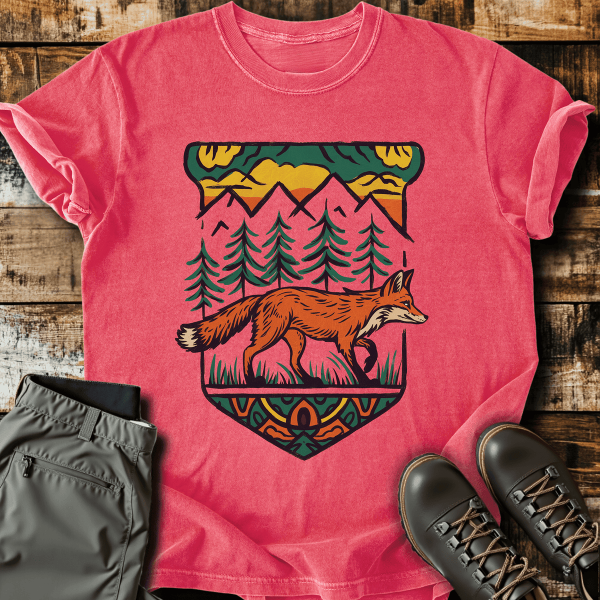 Fox Trot T-Shirt - Funny Hiking Graphic Tee - Gift for Hikers - Unisex