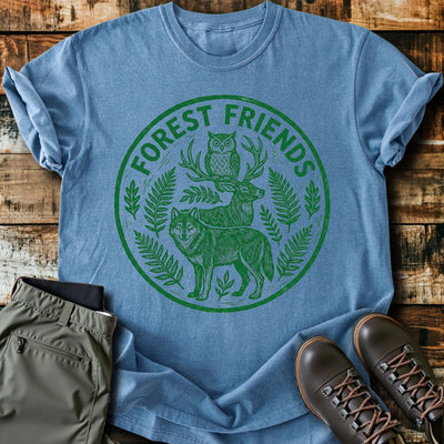 Forest Friends T-Shirt - Funny Hiking Graphic Tee - Gift for Hikers - Unisex
