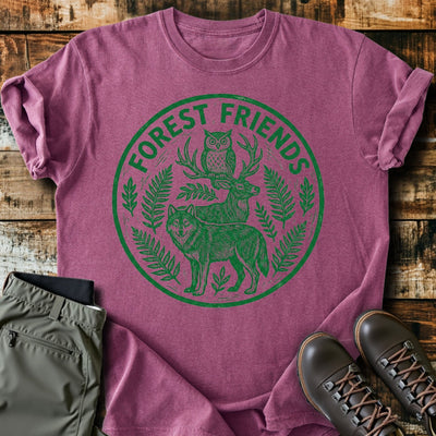 Forest Friends T-Shirt - Funny Hiking Graphic Tee - Gift for Hikers - Unisex