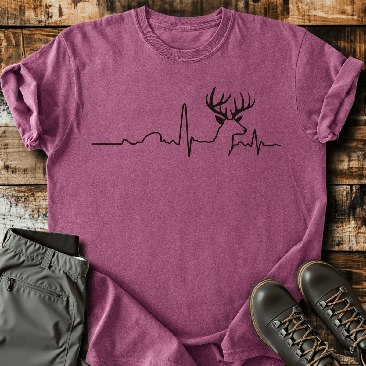 Elk Beat T-Shirt - Funny Hiking Graphic Tee - Gift for Hikers - Unisex