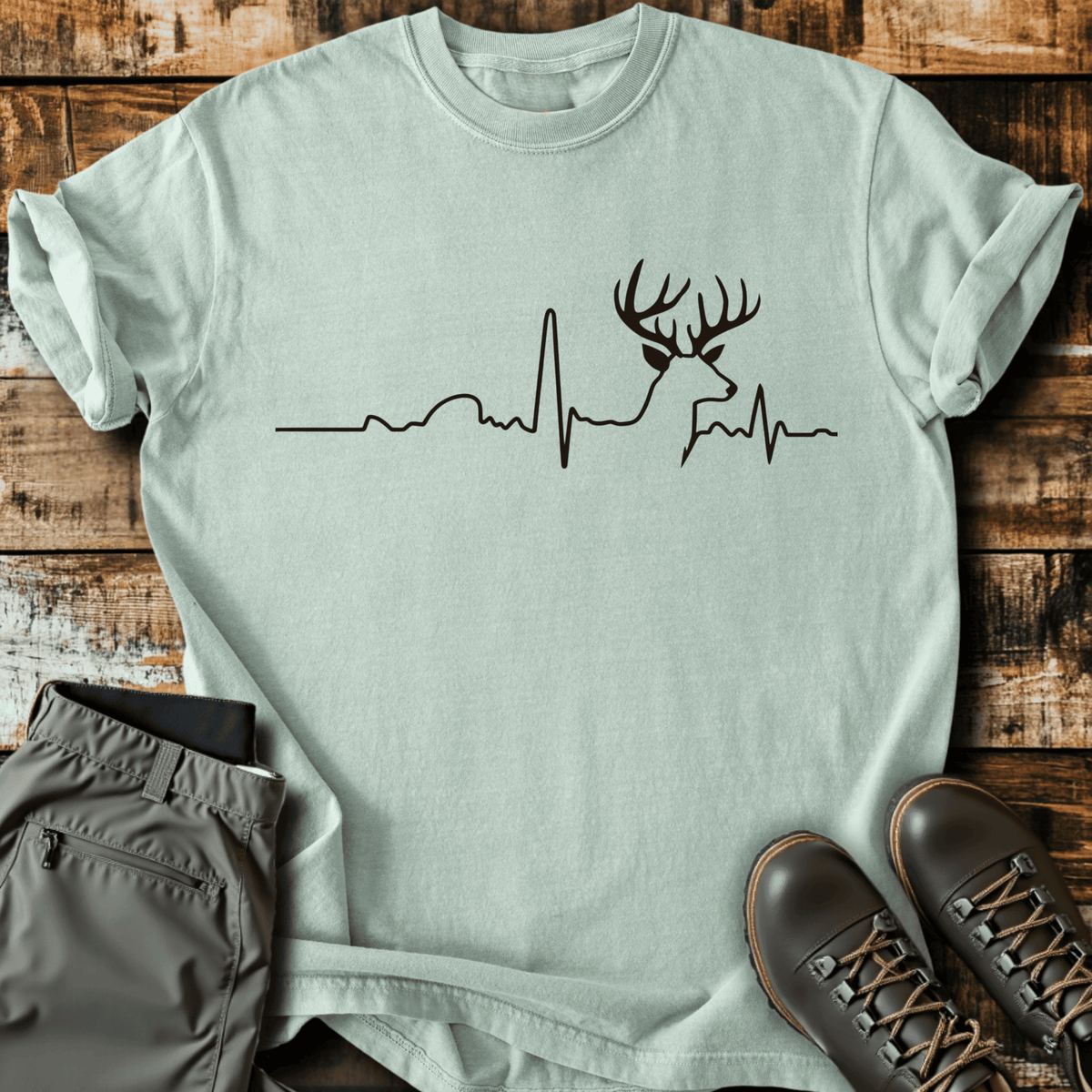 Elk Beat T-Shirt - Funny Hiking Graphic Tee - Gift for Hikers - Unisex