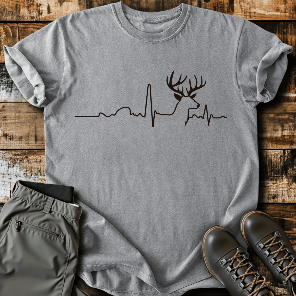 Elk Beat T-Shirt - Funny Hiking Graphic Tee - Gift for Hikers - Unisex