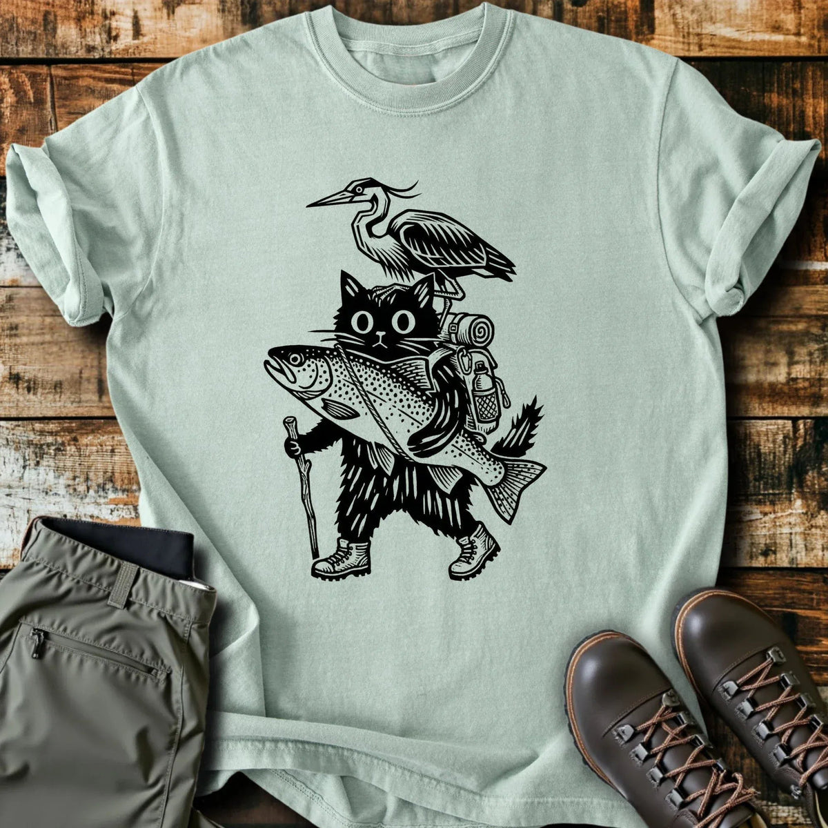 Don't Mind Me T-Shirt - Funny Hiking Graphic Tee - Gift for Hikers - Unisex
