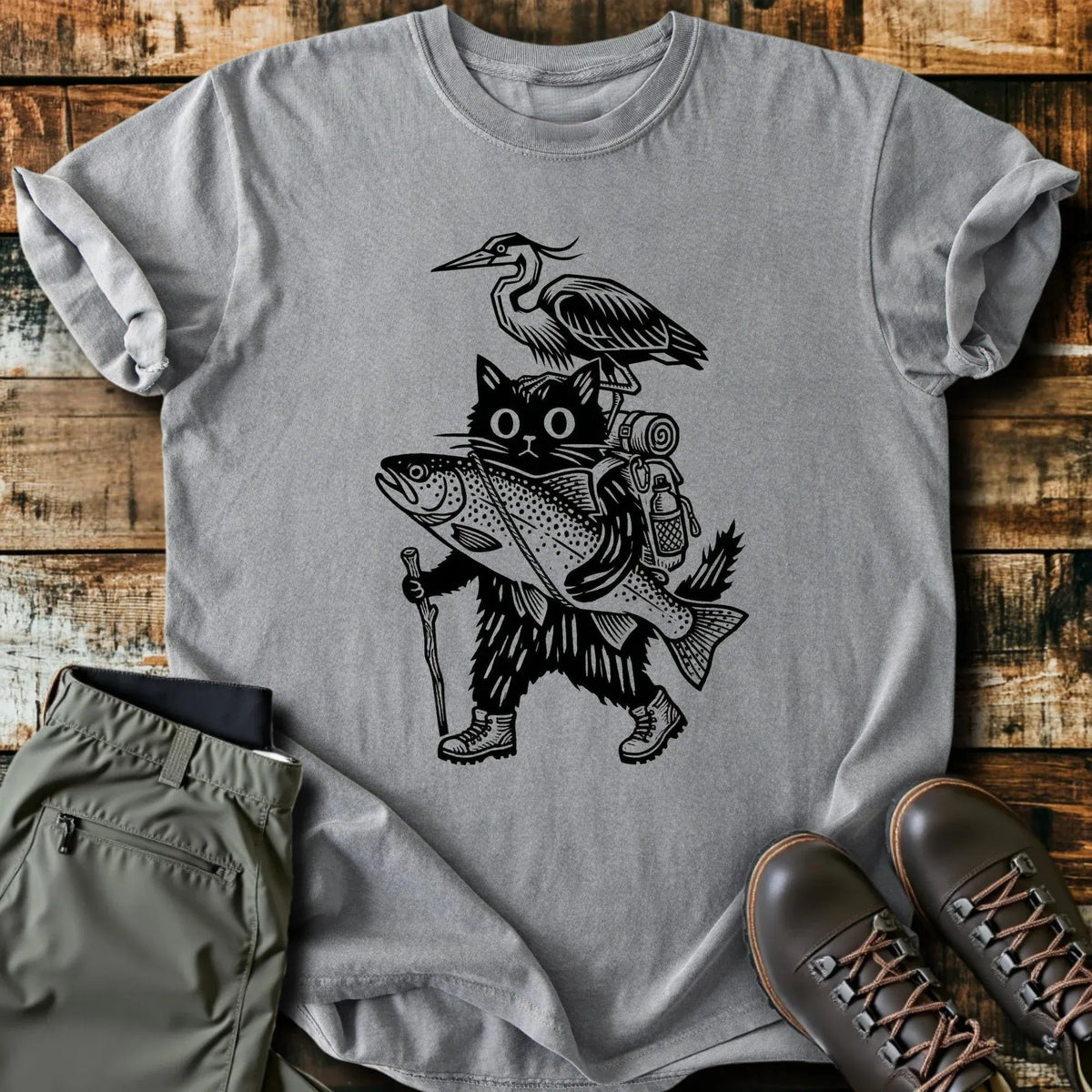 Don't Mind Me T-Shirt - Funny Hiking Graphic Tee - Gift for Hikers - Unisex