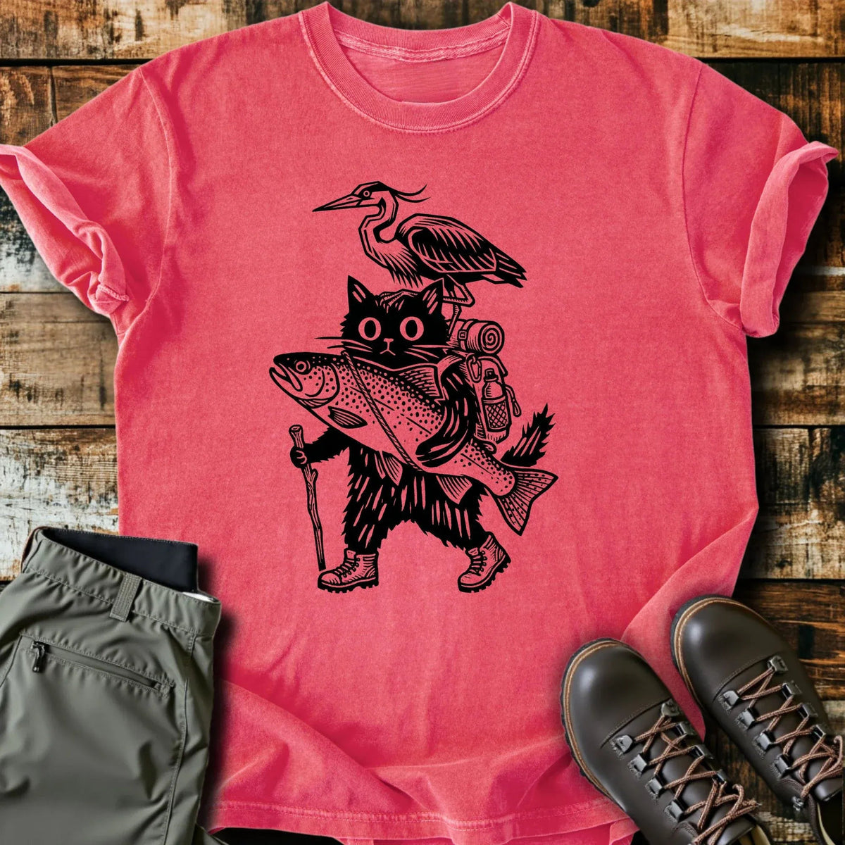 Don't Mind Me T-Shirt - Funny Hiking Graphic Tee - Gift for Hikers - Unisex