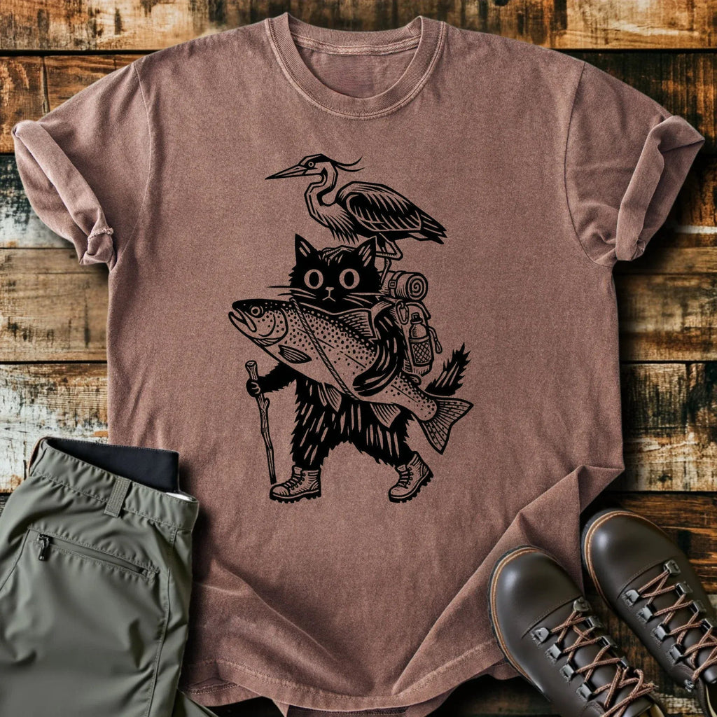 Don't Mind Me T-Shirt - Funny Hiking Graphic Tee - Gift for Hikers - Unisex