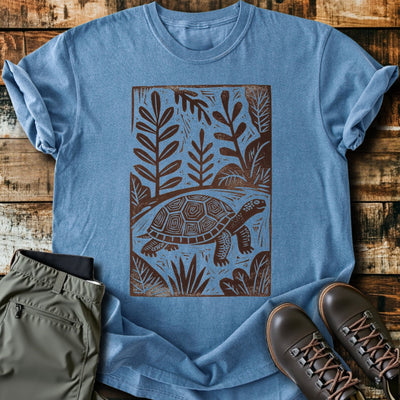 Box Turtle T-Shirt - Funny Hiking Graphic Tee - Gift for Hikers - Unisex
