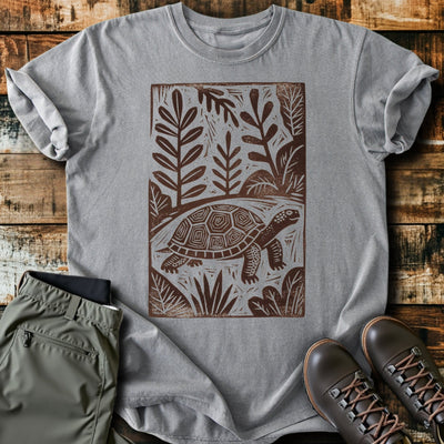 Box Turtle T-Shirt - Funny Hiking Graphic Tee - Gift for Hikers - Unisex